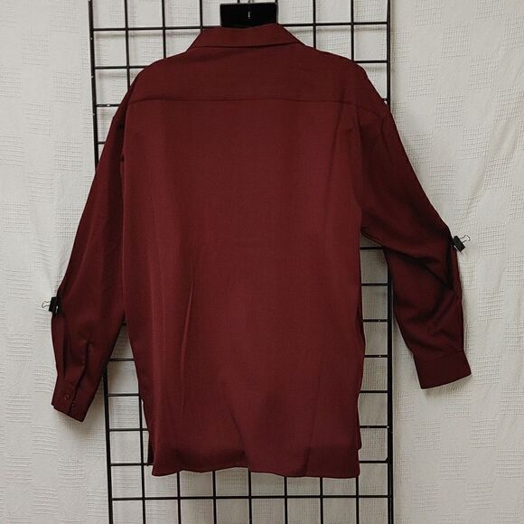 MONTIQUE INT. BURGUNDY 2 PIECE WALKING SUITS. - Picture 5 of 9